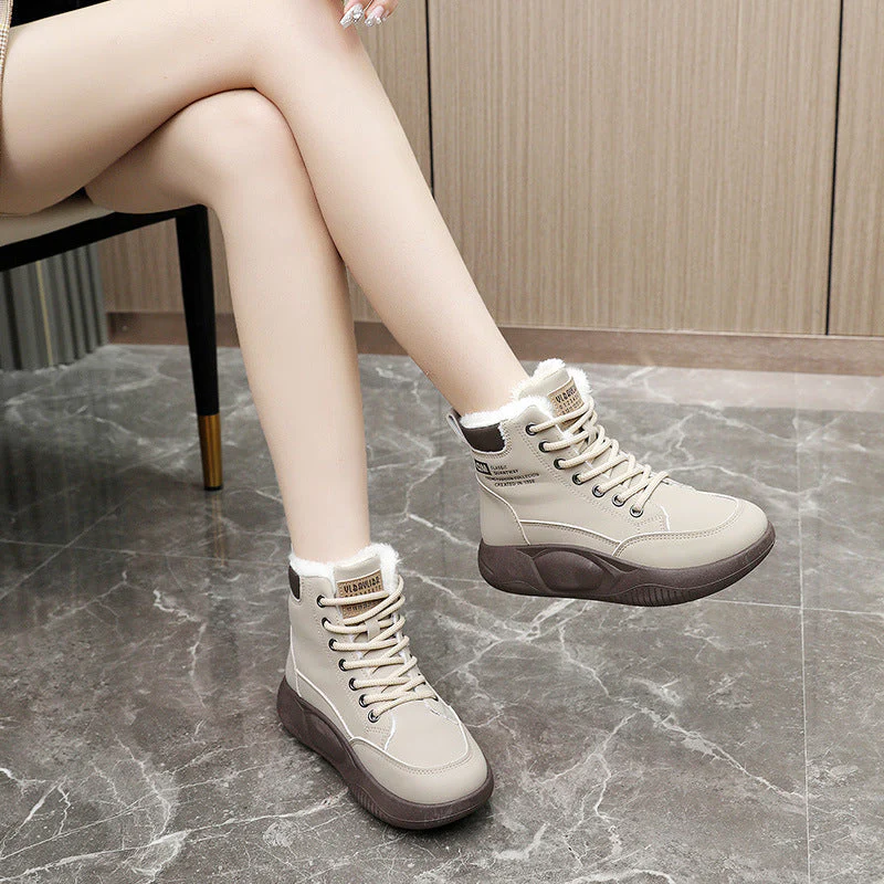 Damen modische Winterstiefel mit kuscheligem Fleece-Futter und rutschfester Sohle - Image 3