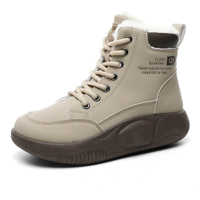Damen modische Winterstiefel mit kuscheligem Fleece-Futter und rutschfester Sohle - Image 4
