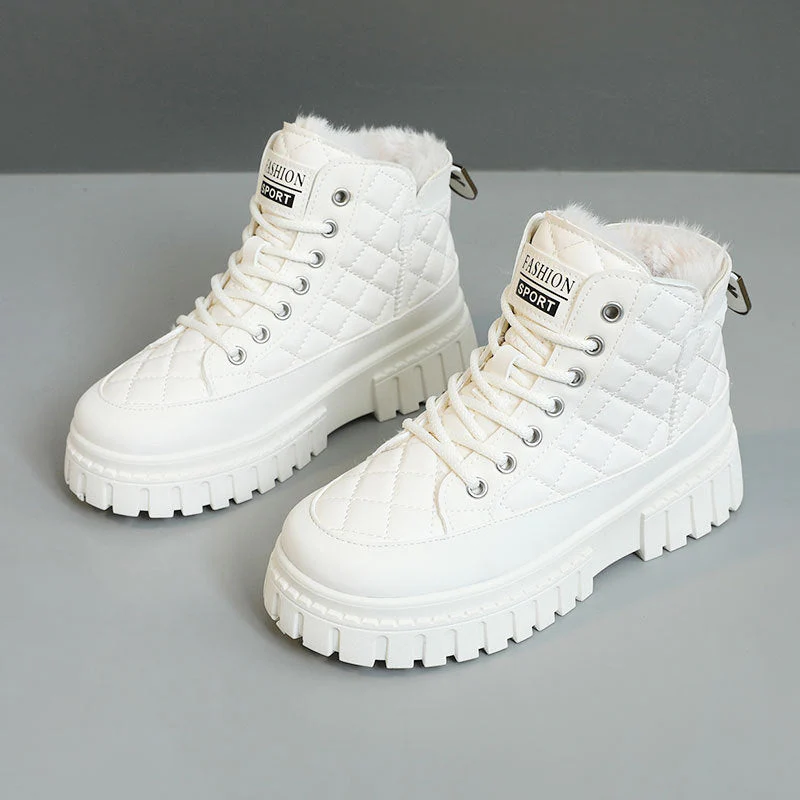 Damen modische Winterstiefel mit rutschfester Sohle und kuscheligem Innenfutter - Image 8