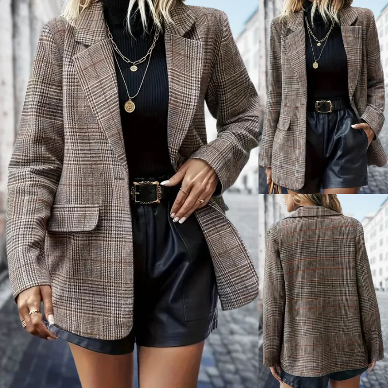 Damen modischer oversized Blazermantel | Herbst - Image 3