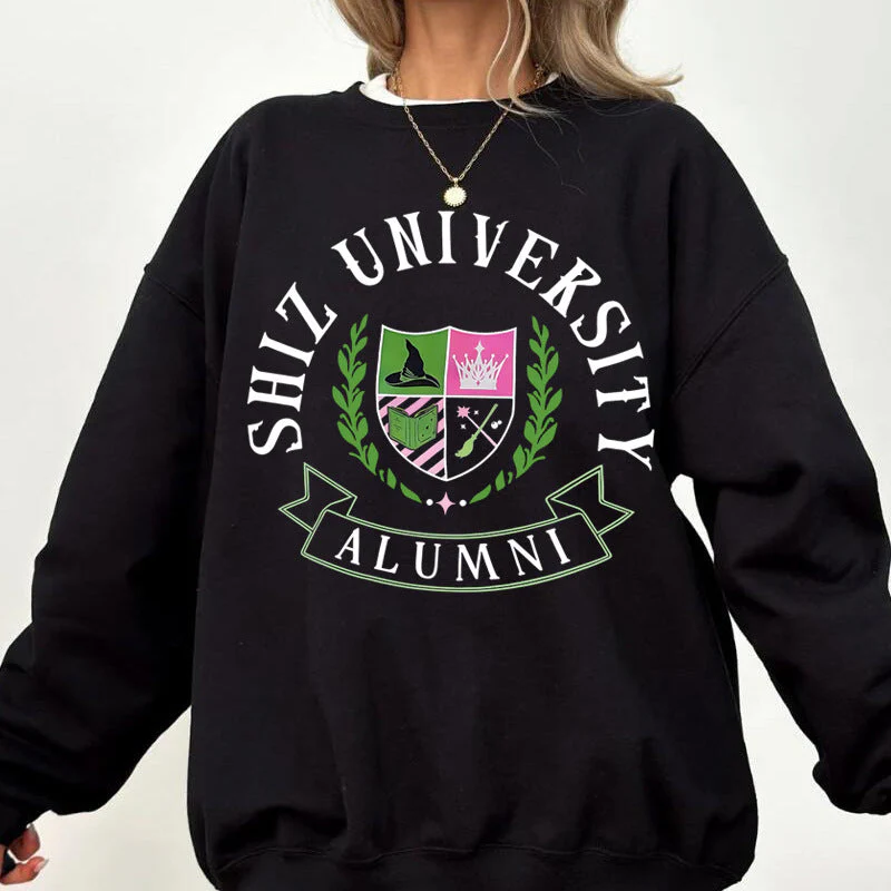 Damen Oversized Sweatshirt mit Universitätsemblem und lässigem Schnitt - Image 10