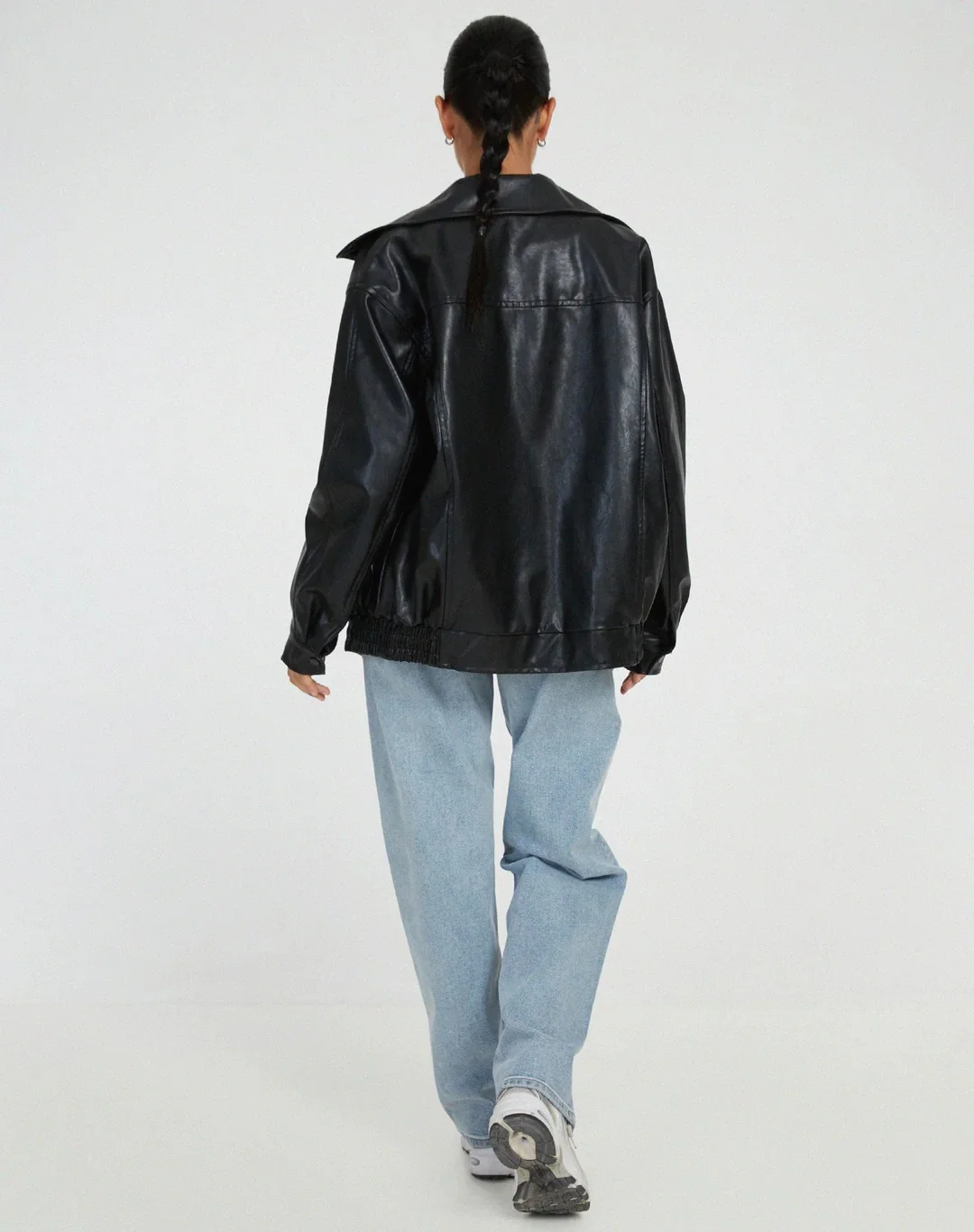 Damen oversized trendige Jacke | Lang - Image 8