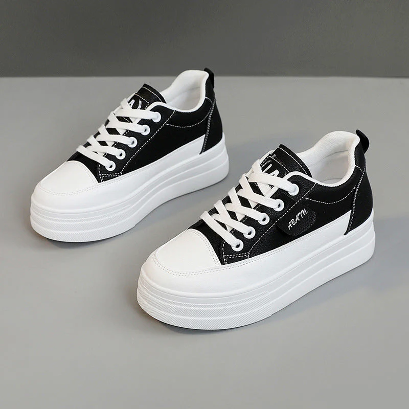 Damen Plateau-Sneaker mit atmungsaktiver Oberflächenstruktur und rutschfester Laufsohle - Image 5