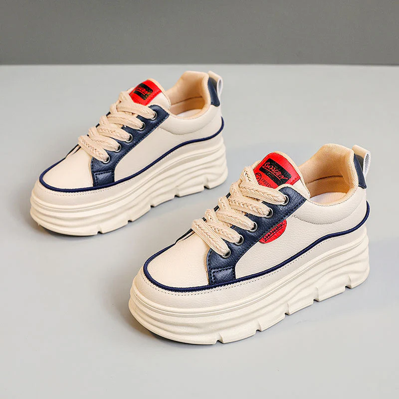 Damen Plateau-Sneaker mit innovativem Dämpfungssystem und modischer Laufsohle - Image 7