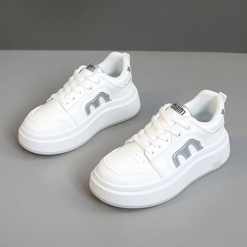 Damen Plateau Sneakers mit modernem Design und bequemer Dämpfung - Image 5