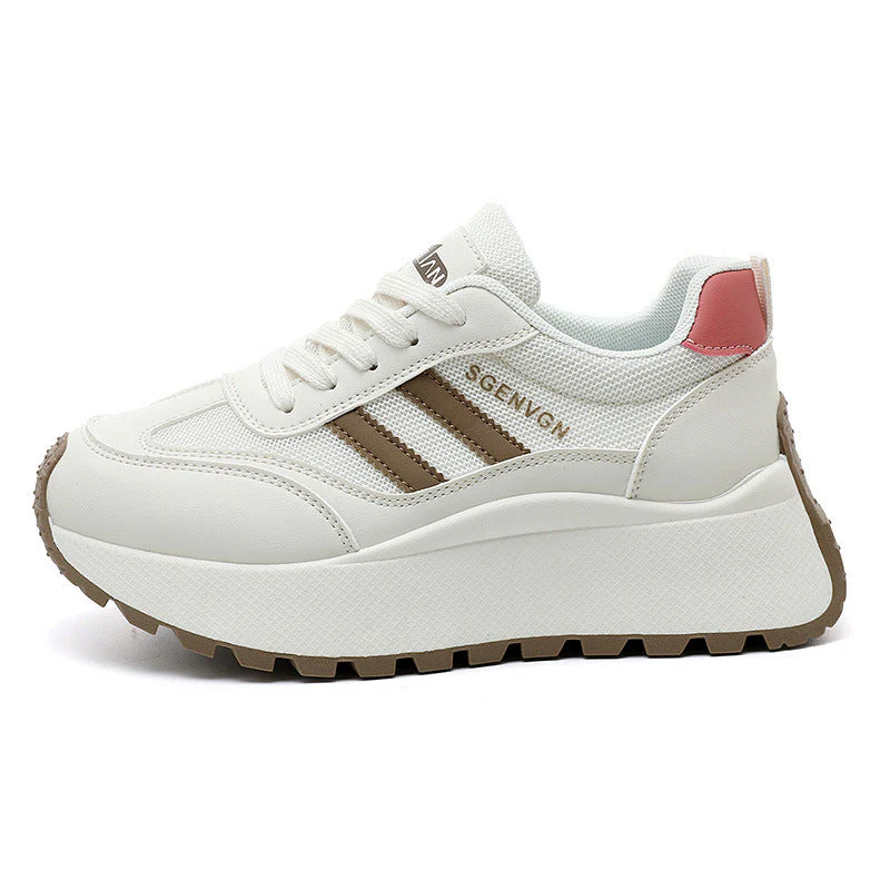 Damen Plateau Sneakers mit stilvollem Design und dämpfender Laufsohle - Image 4