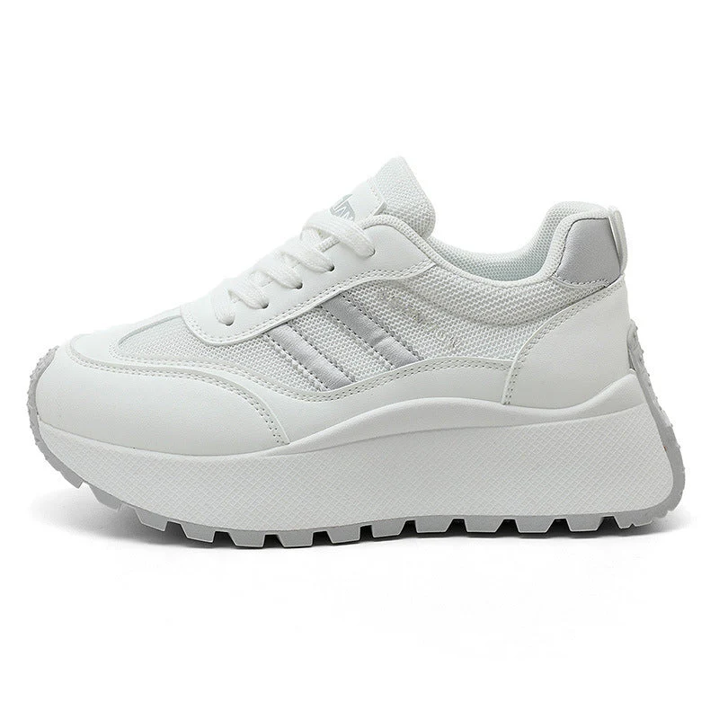 Damen Plateau Sneakers mit stilvollem Design und dämpfender Laufsohle - Image 6