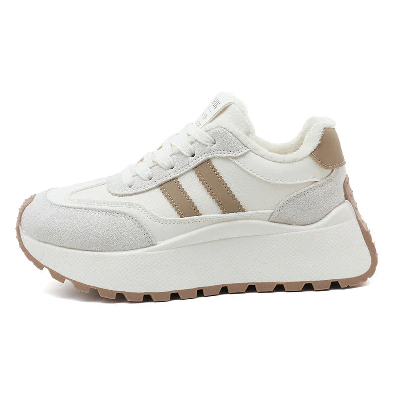 Damen Plateau Sneakers mit weich gefüttert Innenausstattung und modischen Akzenten - Image 6
