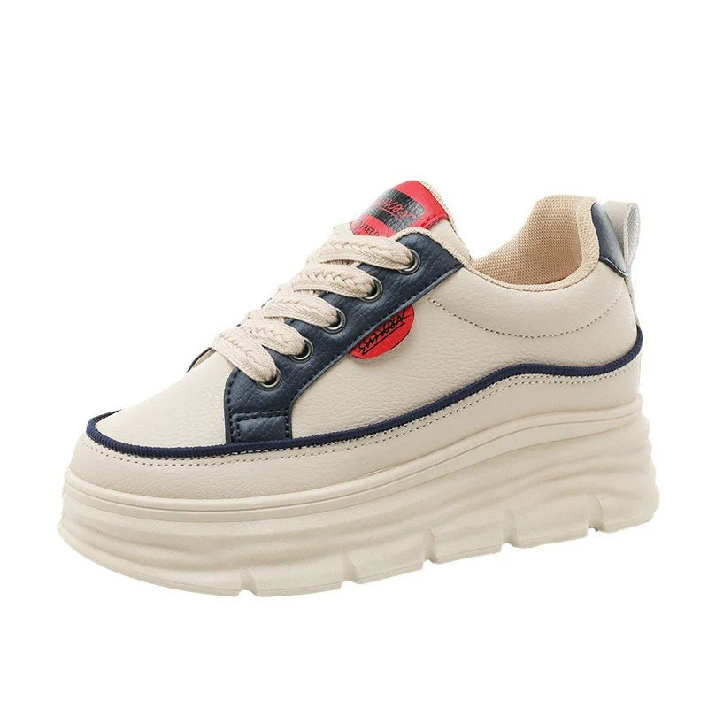 Damen Plattform Sneakers mit modischer Gummilaufsohle und atmungsaktivem Obermaterial - Image 4