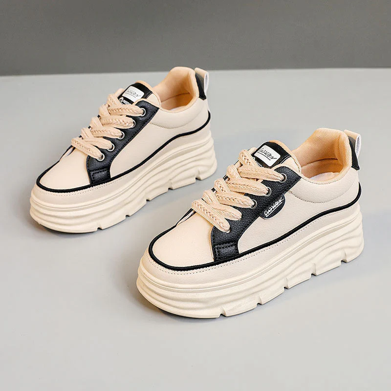 Damen Plattform Sneakers mit modischer Gummilaufsohle und atmungsaktivem Obermaterial - Image 6