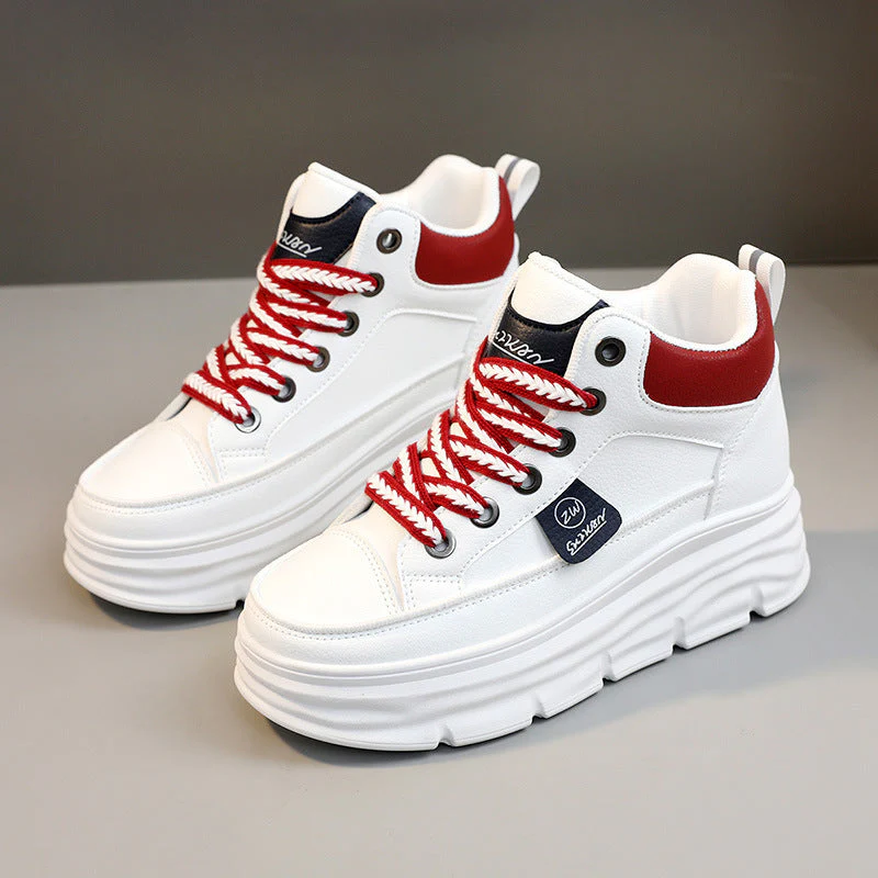 Damen Plattform Sneakers mit trendigem Farbdesign und extrakompakter Sohle - Image 6