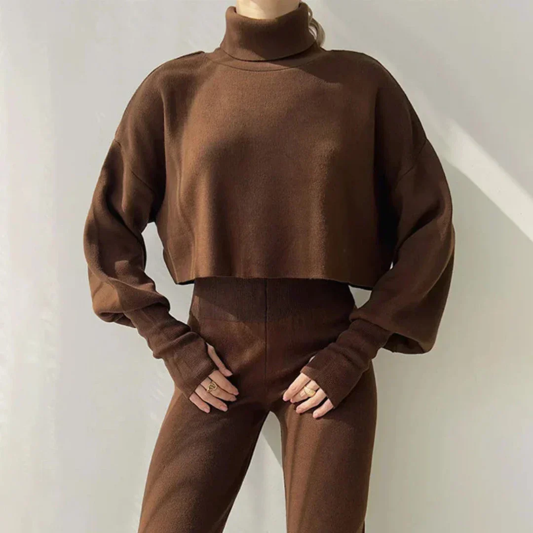 Damen Pullover Hosen Set - Image 3