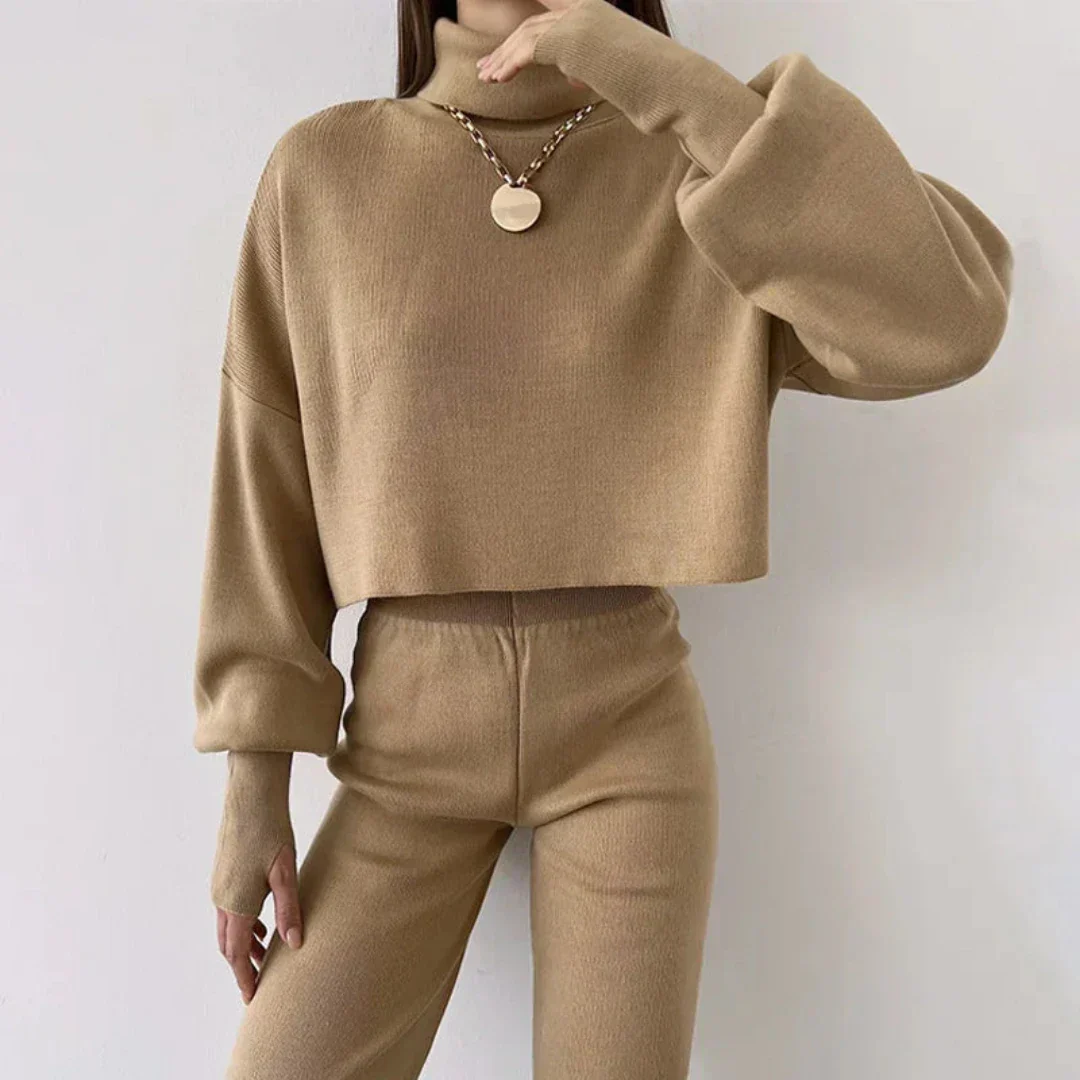 Damen Pullover Hosen Set - Image 4