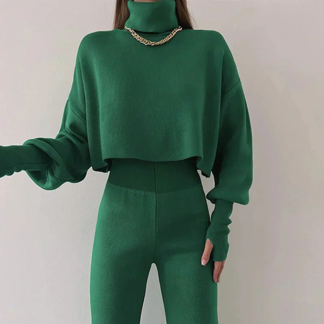 Damen Pullover Hosen Set - Image 5