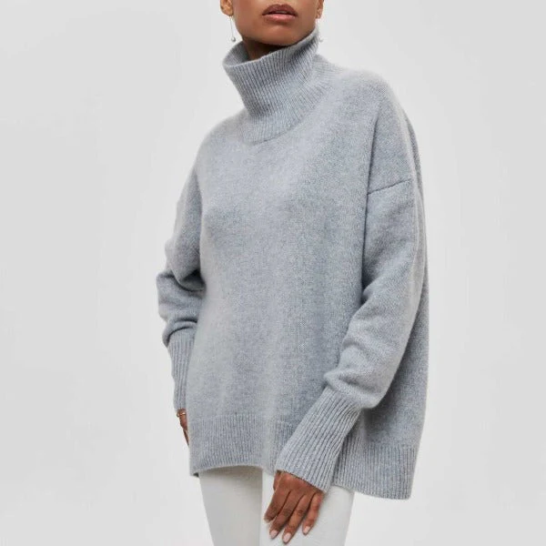 Damen Pullover | Lässig mit Rollkragen und weitem Schnitt - Image 6