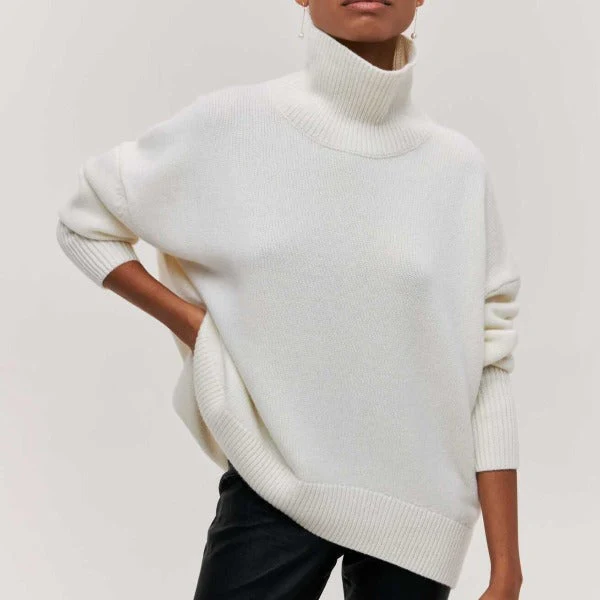Damen Pullover | Lässig mit Rollkragen und weitem Schnitt - Image 8