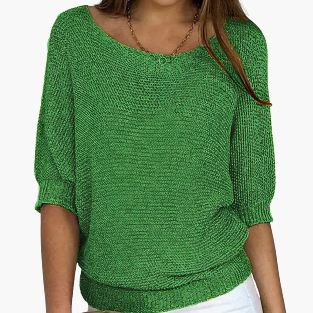 Damen Pullover mit Dreiviertel Ärmeln - Image 5