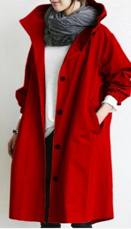 Damen Regenjacke | Mit Knopfverschluss Vorne - Image 7