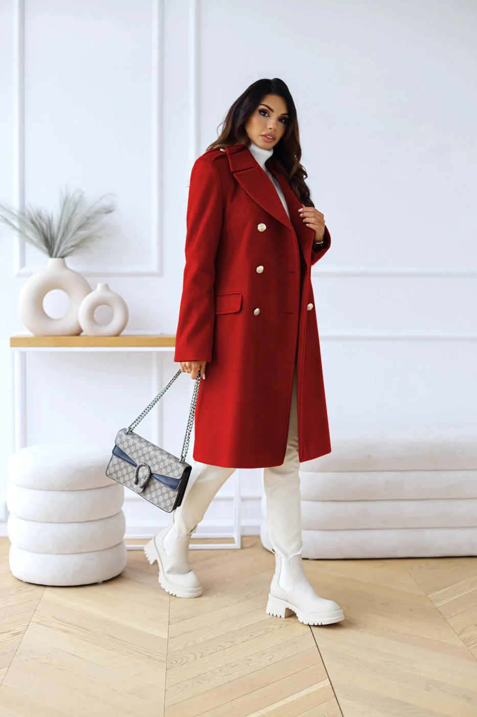 Damen Reverskragen Trenchcoat | Winter - Image 10