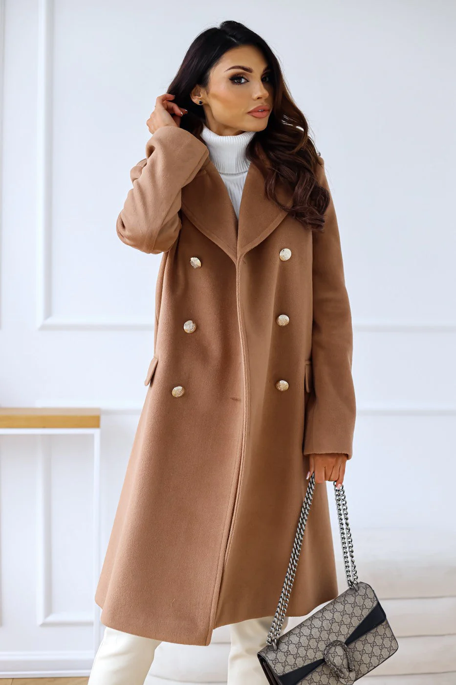 Damen Reverskragen Trenchcoat | Winter - Image 2