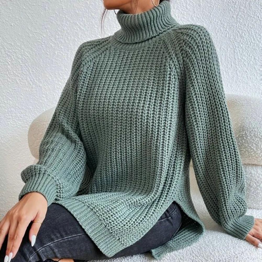 Damen Rollkragenpullover mit Lockerer Passform | Langarm - Image 4