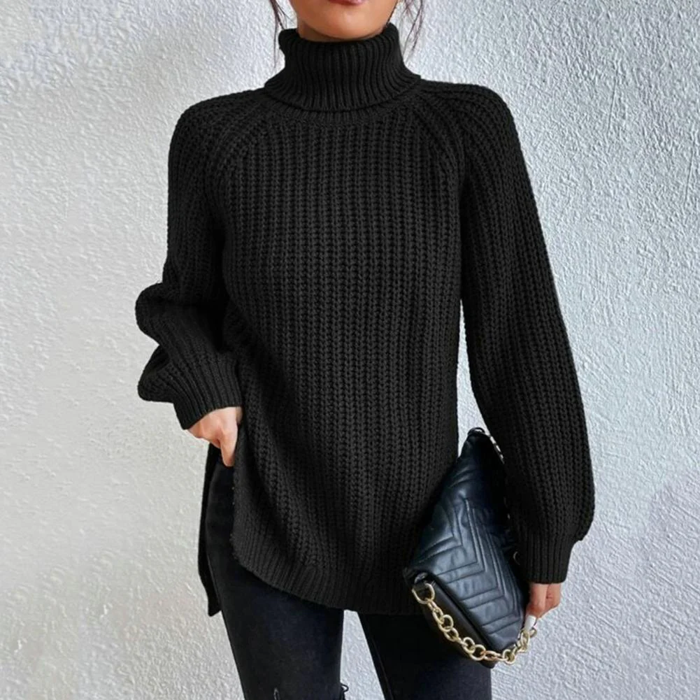 Damen Rollkragenpullover mit Lockerer Passform | Langarm - Image 5