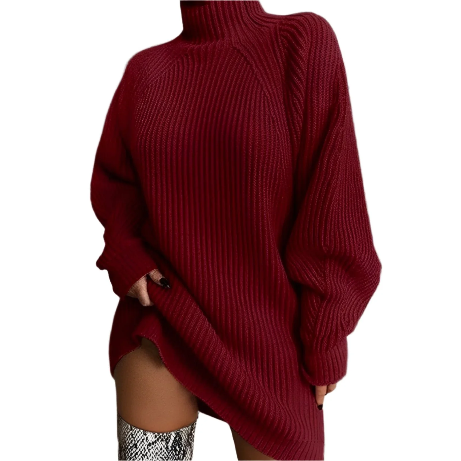 Damen Rollkragenpullover | Übergroß - Image 4
