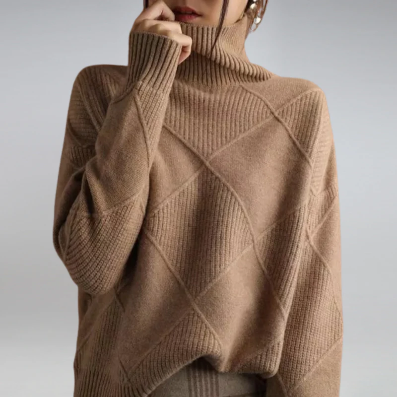 Damen-Rollkragenpullover – Warme Pullover für Damen in verschiedenen Farben - Image 5
