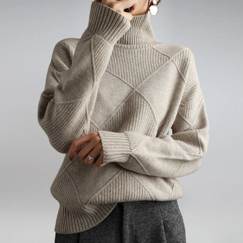 Damen-Rollkragenpullover – Warme Pullover für Damen in verschiedenen Farben - Image 6