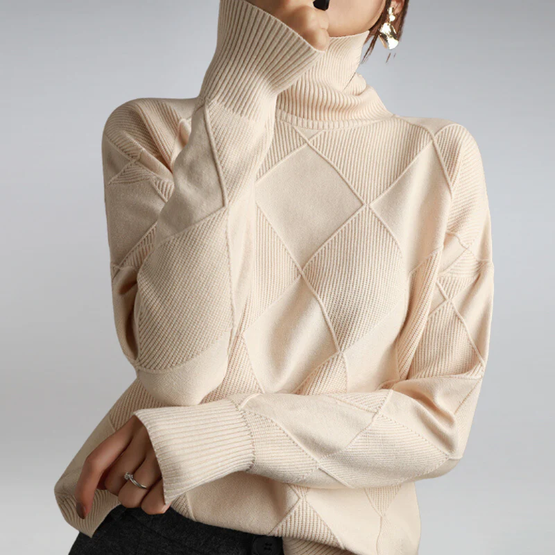 Damen-Rollkragenpullover – Warme Pullover für Damen in verschiedenen Farben - Image 9