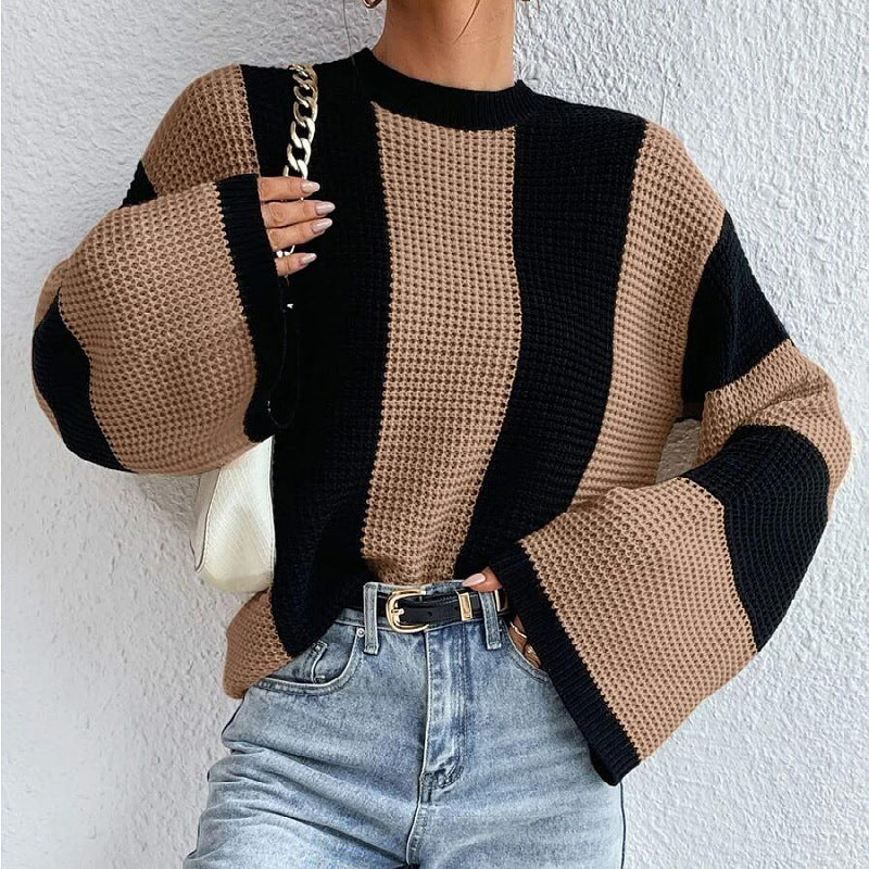 Damen RUNDHALS LANGARM STRICKPULLOVER | KOMFORTABEL, MODERN, VIELSEITIG - Image 3