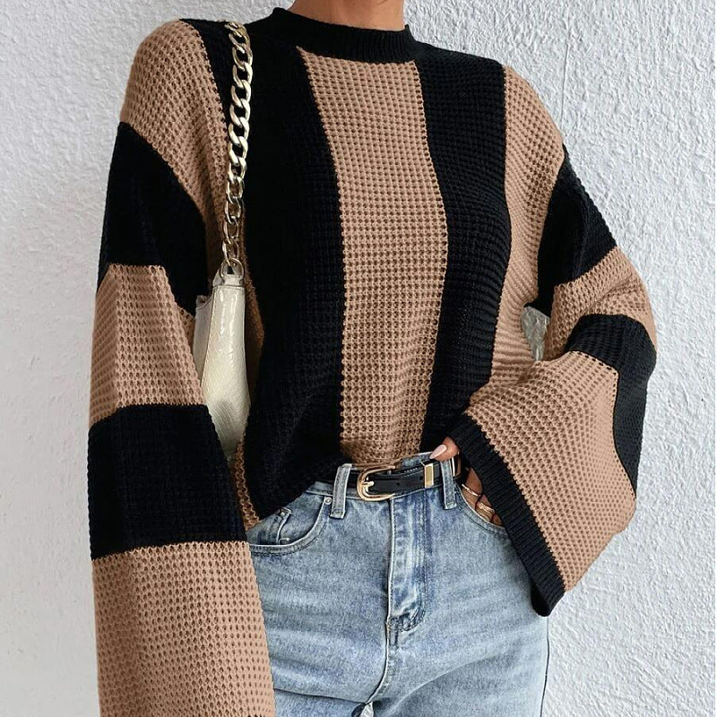 Damen RUNDHALS LANGARM STRICKPULLOVER | KOMFORTABEL, MODERN, VIELSEITIG - Image 4