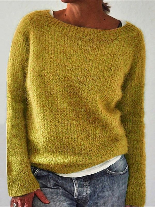 Damen RUNDHALS STRICKPULLOVER | ELEGANTER KOMFORT FÜR JEDEN TAG - Image 2