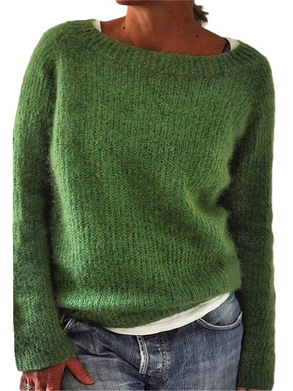 Damen RUNDHALS STRICKPULLOVER | ELEGANTER KOMFORT FÜR JEDEN TAG - Image 3