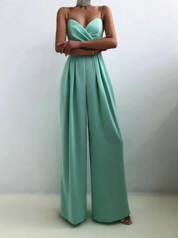 Damen schöner Jumpsuit mit weitem Bein | Sommer - Image 3