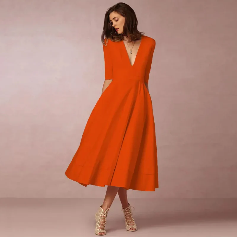 Damen schönes Vintage Prinzessinnenkleid | Midi - Image 11