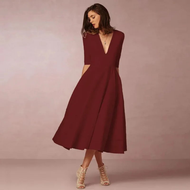 Damen schönes Vintage Prinzessinnenkleid | Midi - Image 2