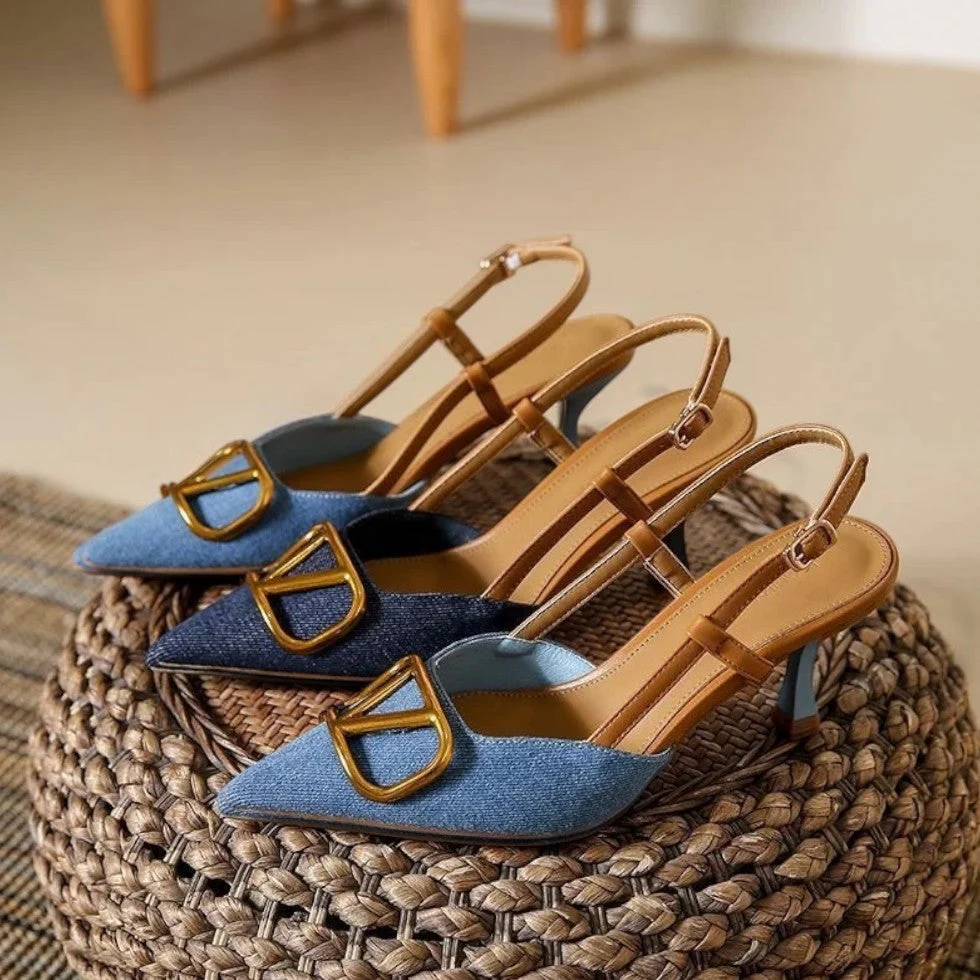 Damen Slingpumps mit zarter Riemchenform - Image 2