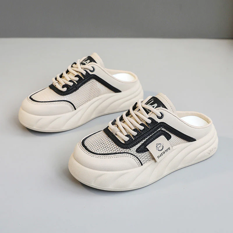 Damen Sneaker Mules mit atmungsaktiven Mesh-Obermaterial und bequemer Dämpfung - Image 6