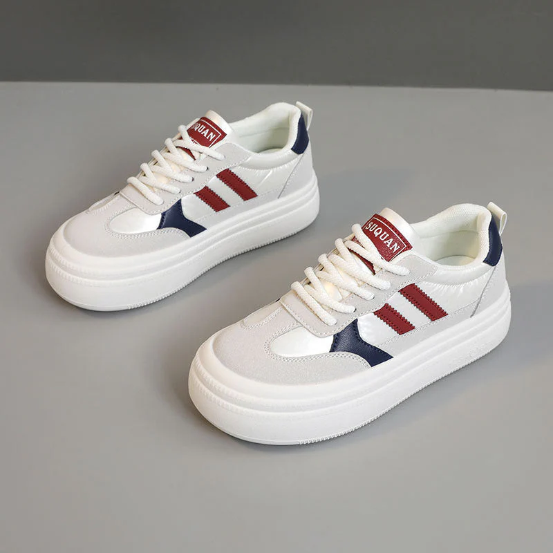 Damen Sneakers mit modischem Plateausohlen-Design und atmungsaktiver Oberfläche - Image 5