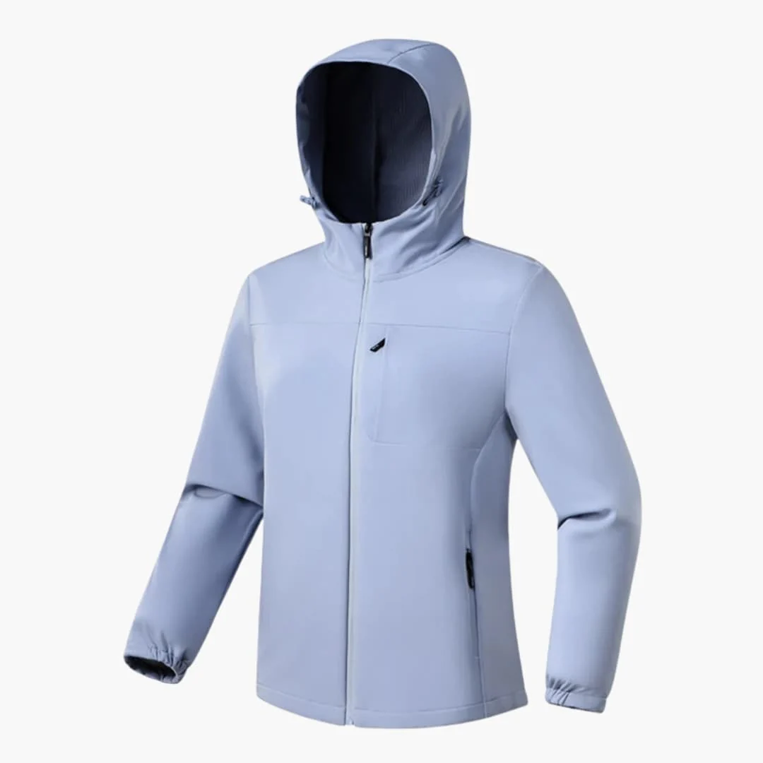 Damen Softshelljacke mit Kapuze und Reißverschluss - Image 3