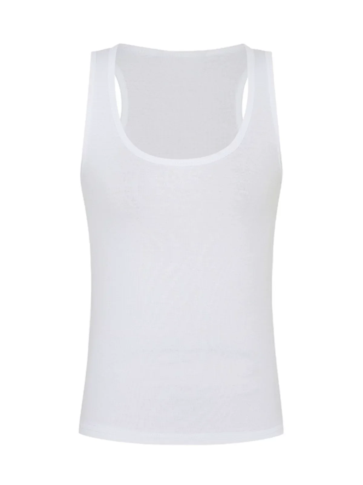 Damen Sommer Tank Top Slim Fit U-Ausschnitt Ärmellos - Image 5