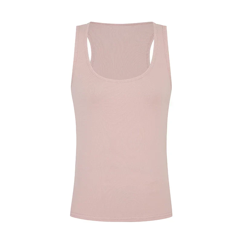 Damen Sommer Tank Top Slim Fit U-Ausschnitt Ärmellos - Image 9