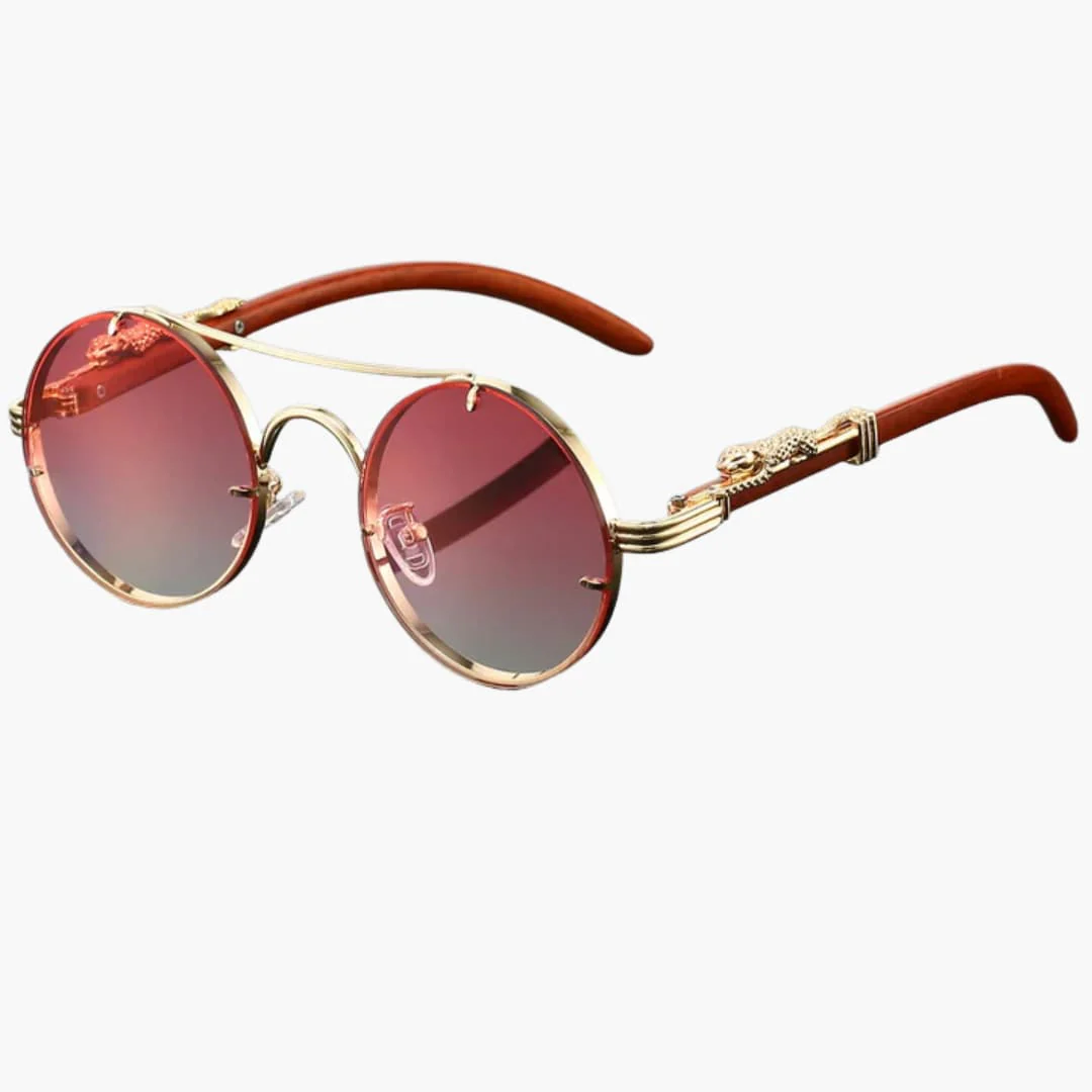 Damen Sonnenbrille mit Rundgläsern und UV-Schutz für alle Jahreszeiten - Image 3