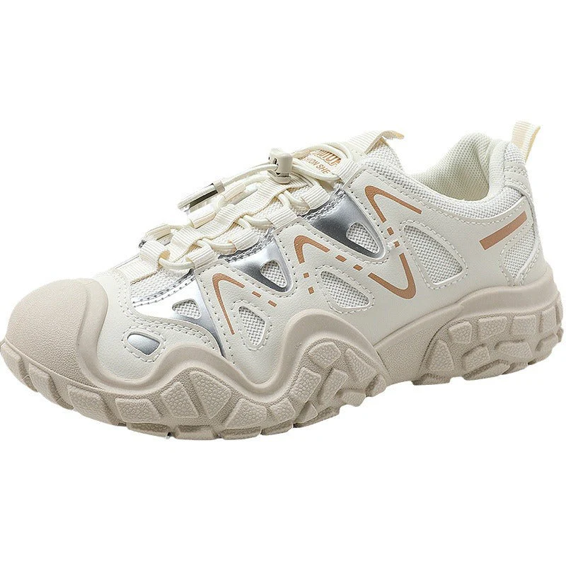 Damen sportliche Allrounder Sneakers mit atmungsaktivem Mesh-Obermaterial und rutschfester Sohle - Image 4