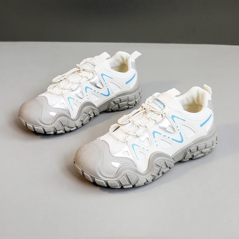 Damen sportliche Allrounder Sneakers mit atmungsaktivem Mesh-Obermaterial und rutschfester Sohle - Image 5