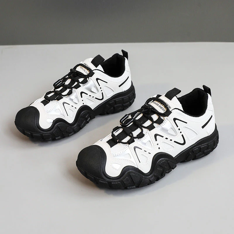 Damen sportliche Allrounder Sneakers mit atmungsaktivem Mesh-Obermaterial und rutschfester Sohle - Image 6
