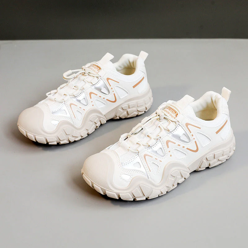 Damen sportliche Allrounder Sneakers mit atmungsaktivem Mesh-Obermaterial und rutschfester Sohle - Image 7