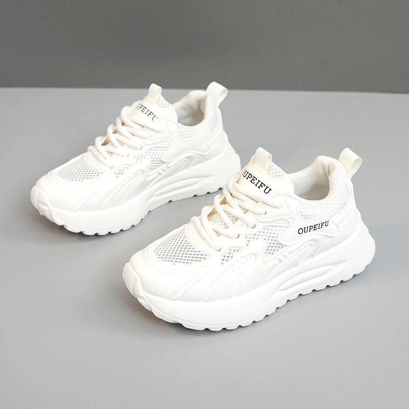 Damen Sportliche atmungsaktive Sneakers mit dämpfender Laufsohle und trendigem Design