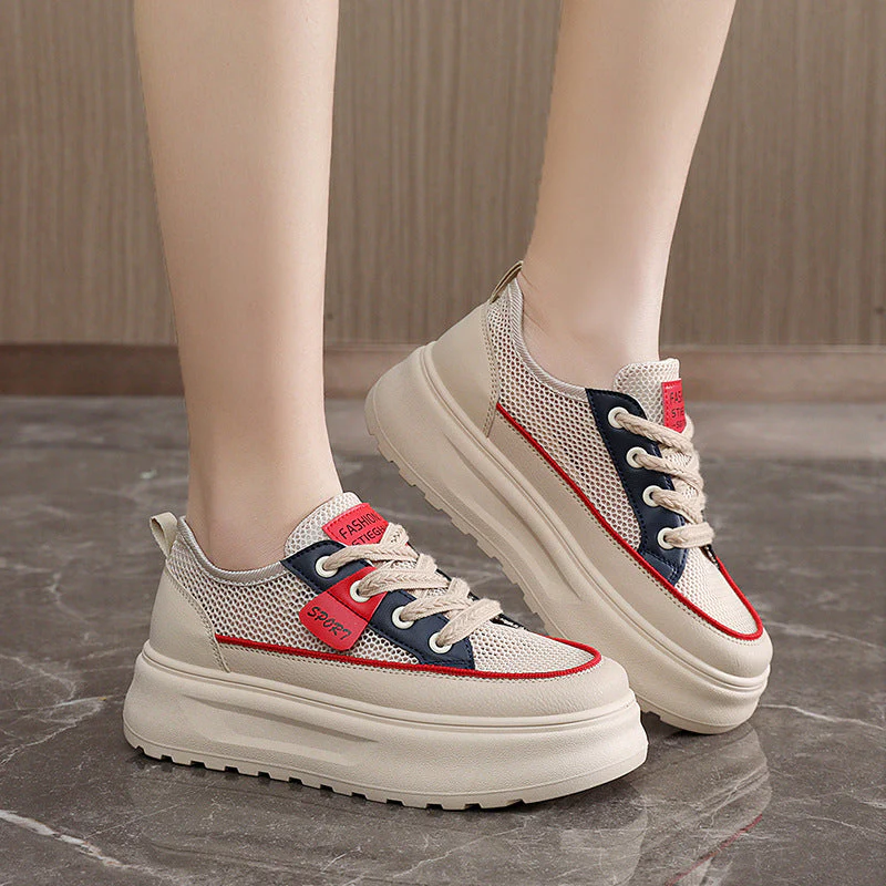 Damen Sportliche Chunky Sneakers mit atmungsaktivem Obermaterial und dämpfender Sohle - Image 2
